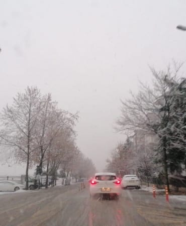 Kar yağışı sürüyor