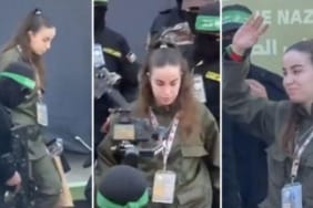 Yahya Sinvar’ın evinin önünde esir takası