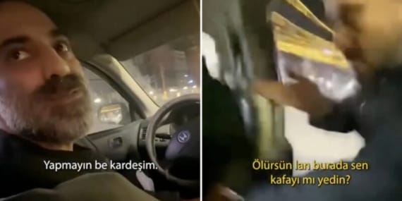 Bunlar da taksici çetesi! Uygulama üzerinden yolcu taşıyan sürücüye saldırdılar