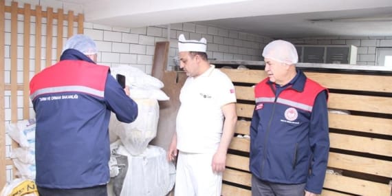 Fırın denetimlerine Tarım İl Müdürü Mehmet TUĞRUL bizzat katıldı