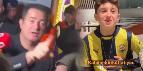Acun Ilıcalı minik taraftara verdiği sözü tuttu