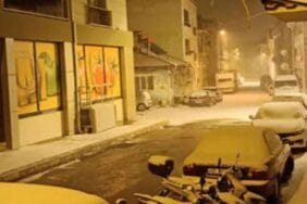 Isparta’nın yüksek kesimlerinde kar yağışı etkili oluyor