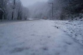 Isparta'nın yüksek kesimlerine kar yağdı