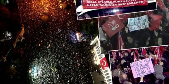 İstanbul Saraçhane'de yine tek yürek! Özel, İmamoğlu'nun mesajını iletti