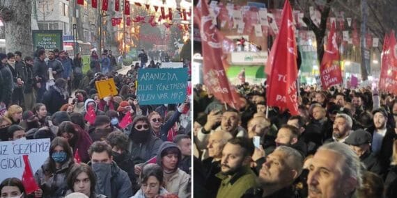 İzmit'te İmamoğlu'na destek için sokağa çıkanlara polis müdahalesi! 14 gözaltı