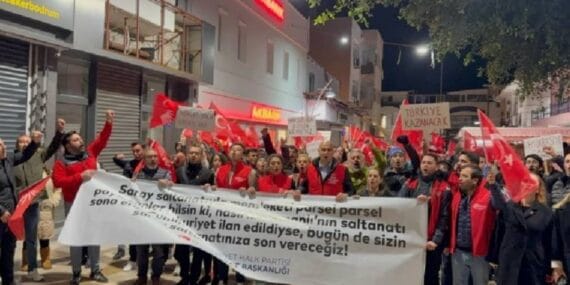 Bodrum'da İmamoğlu'na destek yürüyüşü