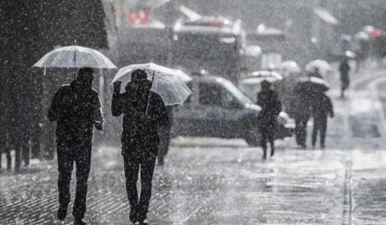 AFAD'dan 31 il için sarı ve turuncu kodlu uyarı