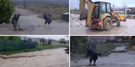 Kırıkkale'yi sel bastı! Dereler taştı, evler su içinde kaldı