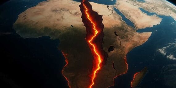 Afrika'nın ikiye ayrıldığı kanıtlandı! Yerin altında dev sıcak kaya bulutu