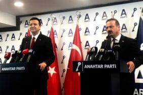 Anahtar Parti Genel Başkanı Yavuz Ağıralioğlu, Saadet Partisi Genel Başkanı Mahmut Arıkan'ı ağırladı