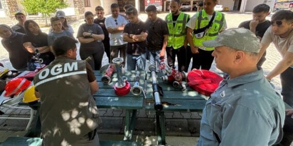 Geleceğin ormancıları sahada: Aşağıgökdere’de uygulamalı yangın eğitimi