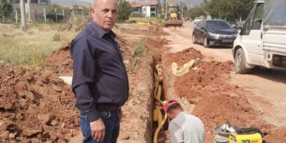 Isparta Çarıksaraylar’da doğal gaz çalışmaları tüm hızıyla sürüyor