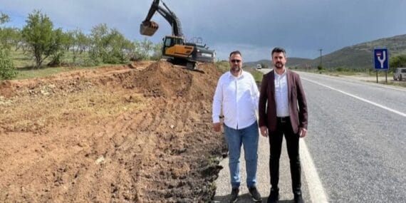Isparta Fele Köyü bağlantı noktasında çalışmalar başladı
