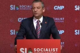 Özgür Özel Sosyalist Enternasyonal'den seslendi: Halkla beraber iktidara geleceğiz