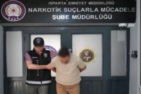 Zehir taciri Isparta polisinden kaçamadı
