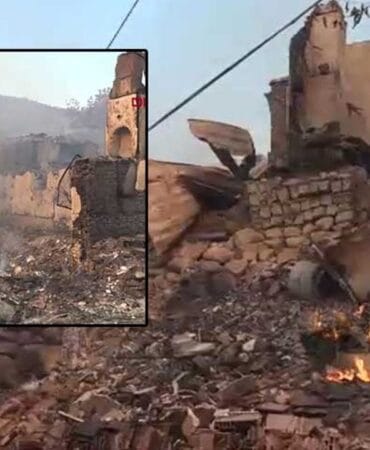 Sakarya'daki yangın Bilecik'e sıçradı! Bir köy kül oldu