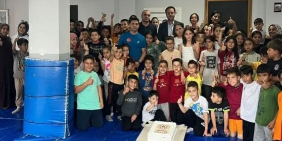 Zafer Mahallesi’nde Güreşe moral ziyareti