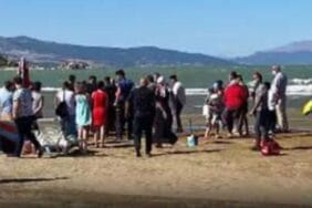 Eğirdir gölü'nde yüzerken fenalaşan 8 yaşındaki Hiranur hastaneye kaldırıldı