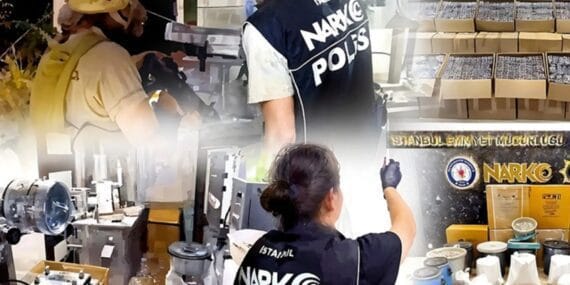 İstanbul’da 2 milyon 535 bin 680 adet Uyuşturucu Hap Ele Geçirildi
