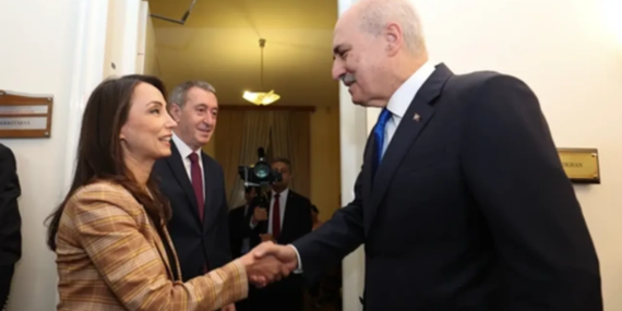 TBMM Başkanı Kurtulmuş, DEM Parti'yi ziyaret etti