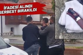 Tanımadığı kadına gül vermek istedi, reddedilince bıçak gösterdi