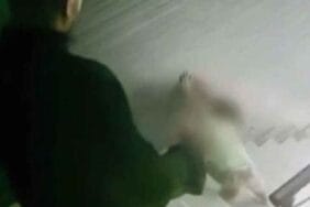 3 yaşındaki çocuğu tekmeyle yuvarlayan baba suç makinesi çıktı! Savunması pes dedirtti