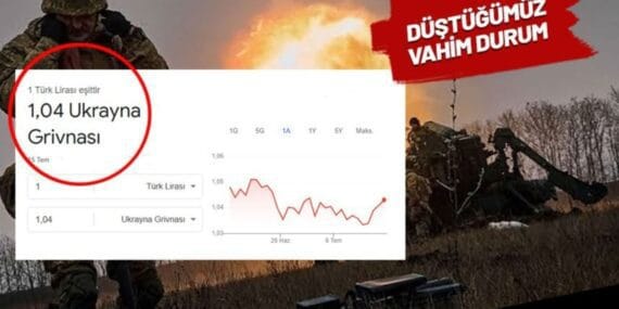 İşte acı gerçek! 11 yıldır savaşta olan Ukrayna'nın parası Türk lirası ile eşitlendi