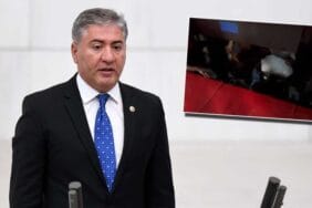 Kürsüden düşen Murat Emir hastaneye kaldırıldı