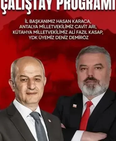 CHP Isparta'da Yerel Paydaşlarla Buluşuyor: Ağustos Çalıştayı