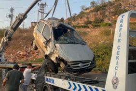 Alanya'da Korkunç Şarampole Uçma Kazası: Sürücü Yaralı Kurtarıldı