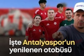 Antalyaspor'un Yeni Takım Otobüsüyle Yola Devam