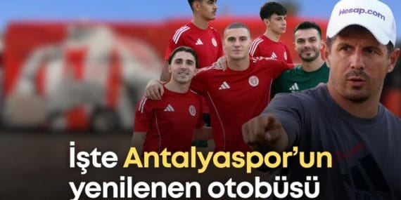 Antalyaspor'un Yeni Takım Otobüsüyle Yola Devam