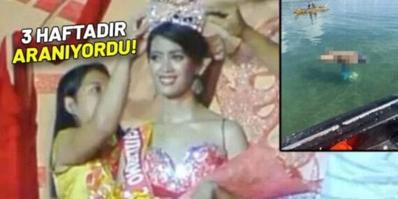 Güzellik kraliçesini ayağına taş bağlayıp denize attılar