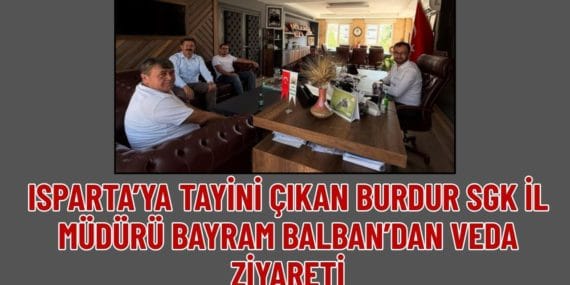 Bucak Ziraat Odası’nda veda ve teşekkür buluşması
