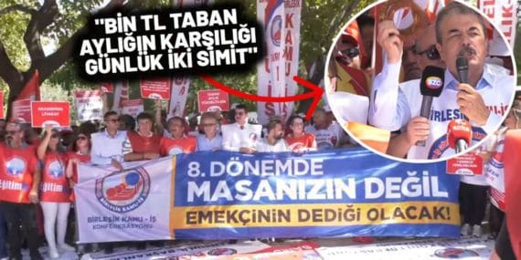 Kamu Emekçileri Toplu Sözleşme Paketi İçin İş Bıraktı: 'İki Simit' Teklifi Tepki Çekti