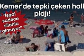 Kemer Halk Plajı'ndaki Sınırlı Alan ve Güvenlik Sorunları Tepki Çekiyor