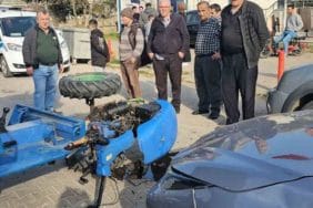 Senirkent'te Otomobil-Patpat Çarpışması: İki Yaralı