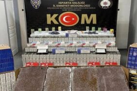 Isparta'da kaçakçılık oprasyonu