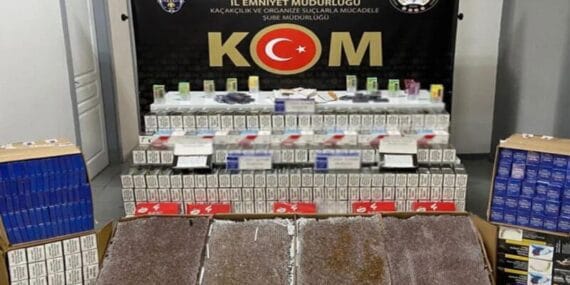 Isparta'da kaçakçılık oprasyonu