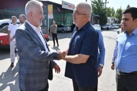 Başkan Başdeğirmen yeni Sanayi Sitesi’nde