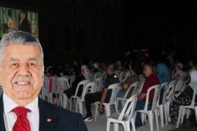 Senirkent’te açık hava sineması keyfi
