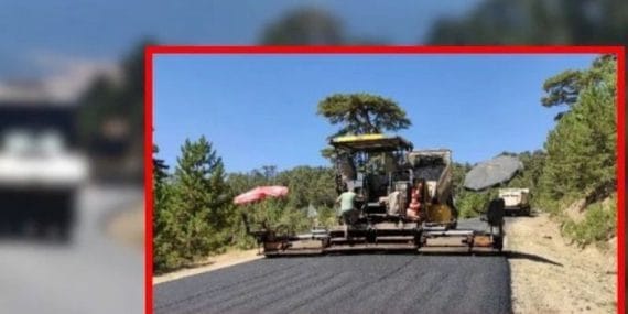 Yenişarbademli-Aksu Yolu'nda Asfaltlama Çalışmaları Hızla İlerliyor