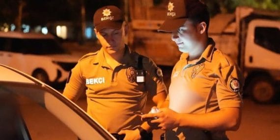 Isparta Parklarında Gece Boyu Kapsamlı Güvenlik Denetimi