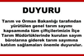Tarım Sayımı: Bakanlık, Çiftçi Katılımına Çağrıda Bulundu