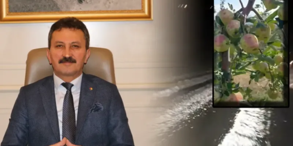 Isparta'da Şiddetli Dolu Felaketi: Elma Bahçelerinde Ağır Hasar