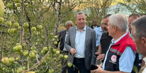Isparta'da Dolu Felaketi: Çiftçilere 4700 Dekarlık Elma Bahçesi Desteği