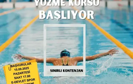 Isparta'da Yetişkin ve Çocuklar İçin Yüzme Kursları Başlıyor