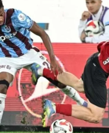 Trabzonspor'un Galibiyetsiz Seri Üç Maça Uzatı: Gaziantep FK Maçı 1-1