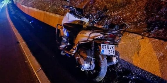 Gazipaşa'da Motosiklet Kazası: 1 Yaralı