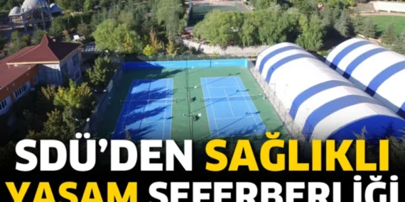SDÜ, Öğrenciler İçin Yenilenmiş Spor Tesisleriyle Sağlıklı Yaşamı Destekliyor